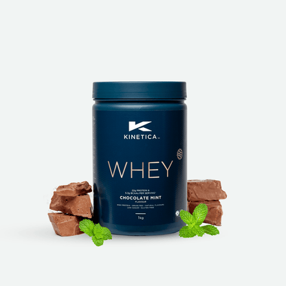 Whey Protein Chocolate Mint 1kg - #kinetica-sports#