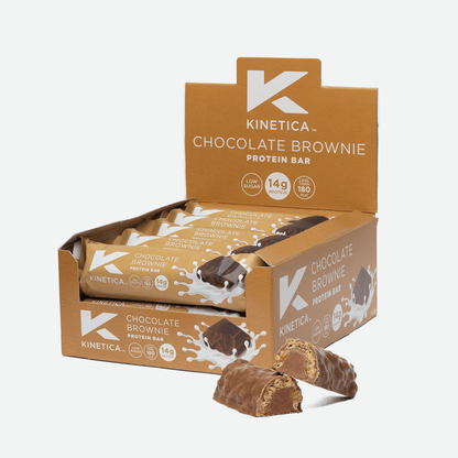 Deluxe Protein Bar Chocolate Brownie - 15 x 45g - #kinetica - sports#