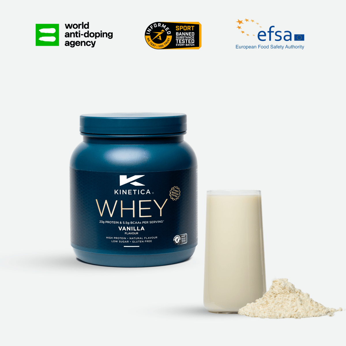 Whey Protein Vanilla 300g - #kinetica-sports#