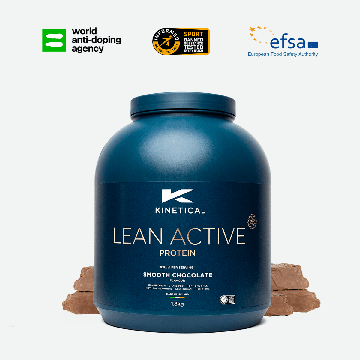 Lean Active Protein Chocolate 1.8kg - #kinetica - sports#