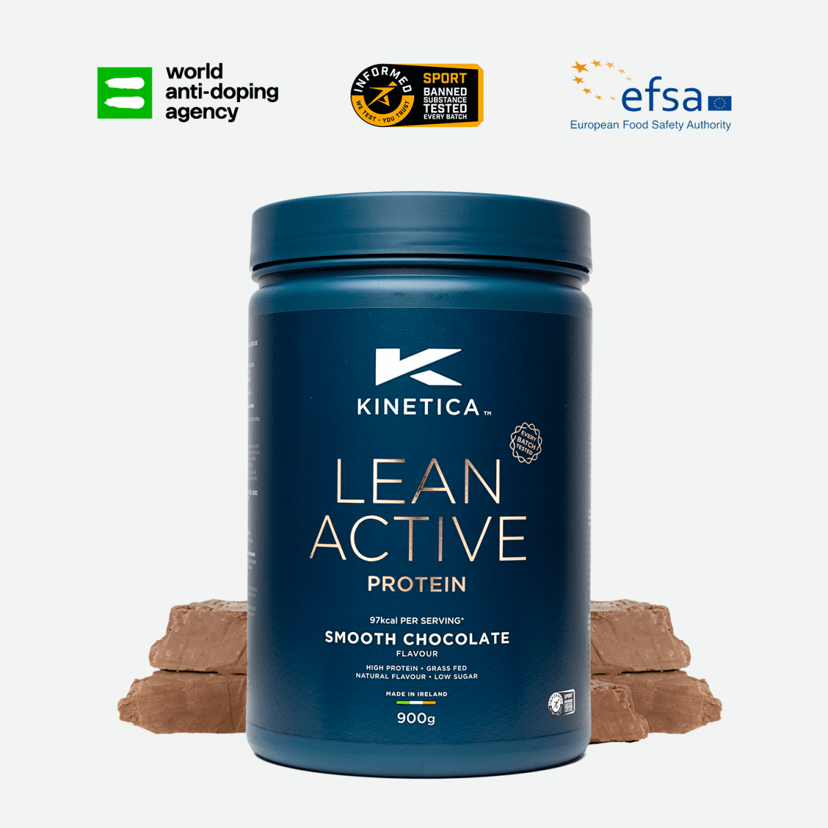 Lean Active Protein Chocolate 900g - #kinetica - sports#