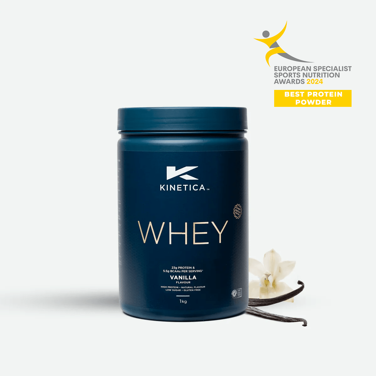 Whey Protein Vanilla 1kg - #kinetica - sports#