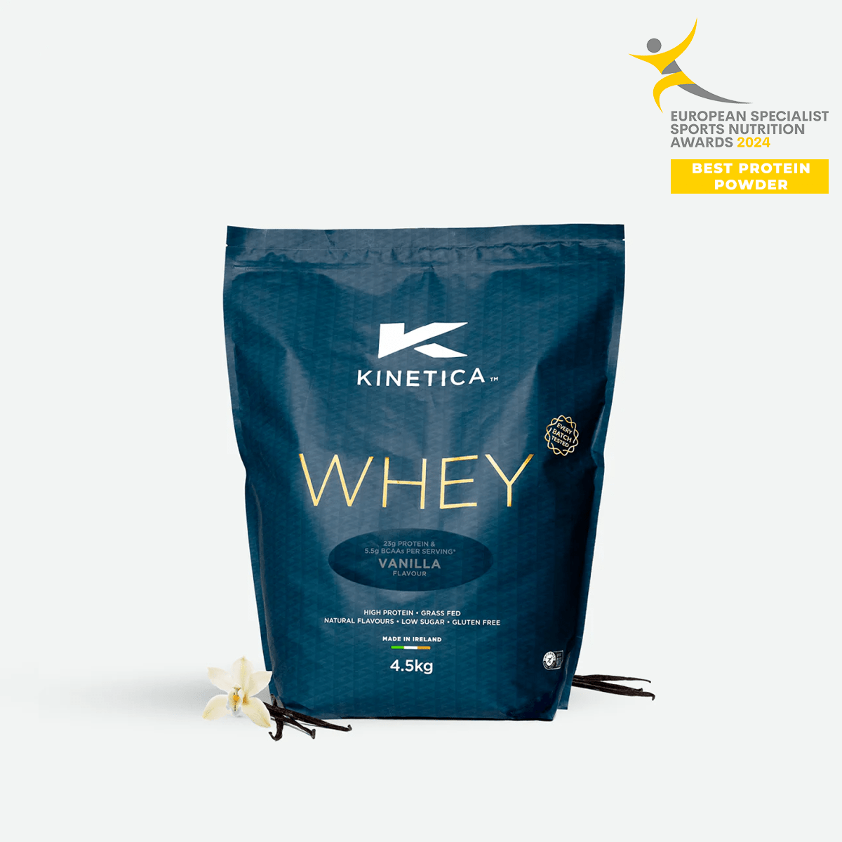 Whey Protein Vanilla 4.5kg - #kinetica - sports#